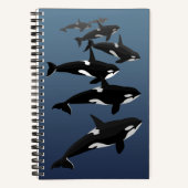 Orka Walvis Journaal Moordwalvis Notitieboek Schet (Voorkant)