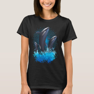 Orka Walvis Oceaan Dier Dolfijn Zee Orka Vis T-shirt