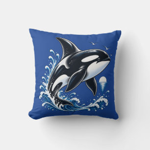 Orka Walvis Oceaan Golf Worp Kussen – Moordwalvis