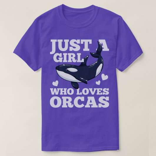 Orka walvis Orka liefhebber T-shirt (Design voorkant)