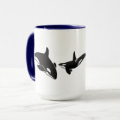 Orka Walvis Water Vrede Liefde Natuur Bestemming Mok (Voorkant links)