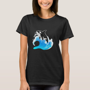 Orka Walvis Zee Oceaangolf T-shirt