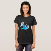 Orka Walvis Zee Oceaangolf T-shirt (Voorkant volledig)