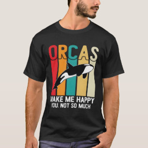 Orka walvissen haaien oceaan duiken Zee dieren T-shirt