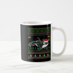 Orka Whale Ugly Christmas Sweaters Santa Zee Anima Koffiemok