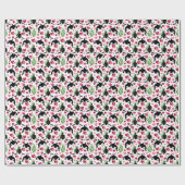 orka whale Valentijn wrapping paper Cadeaupapier (Vlak)