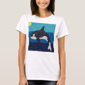 Orka (wit) - Dames Basic T-Shirt (Voorkant)