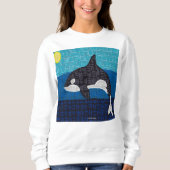 Orka (wit) - Dames sweatshirt (Voorkant)
