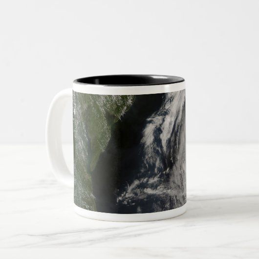 orkaan Alex 2 Tweekleurige Koffiemok (Voorkant links)