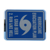 Orkaan Beer Plan Magneet (Horizontaal)