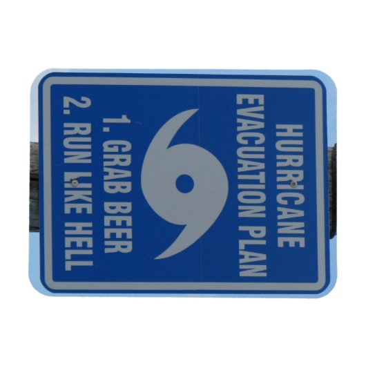 Orkaan Beer Plan Magneet (Horizontaal)