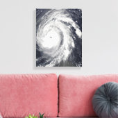 Orkaan Bill in de Atlantische Oceaan Canvas Afdruk (Insitu (Woonkamer))