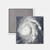 Orkaan Bill in de Atlantische Oceaan Magneet (Voorkant / Achterkant)