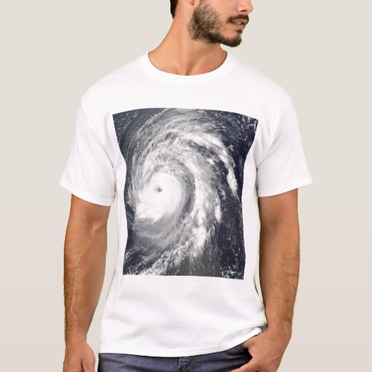 Orkaan Bill in de Atlantische Oceaan T-shirt (Voorkant)
