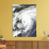 orkaan Bill over Nova Scotia Canvas Afdruk (Insitu (Woonkamer))