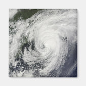 orkaan Bill over Nova Scotia Magneet (Voorkant)