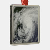 orkaan Bill over Nova Scotia Metalen Ornament (Rechts)