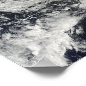 orkaan Bill over Nova Scotia Poster (Hoek)