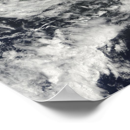 orkaan Bill over Nova Scotia Poster (Hoek)