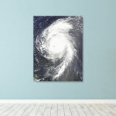 Orkaan Bill van de Kleine Antillen Canvas Afdruk (Insitu (Houten vloer))