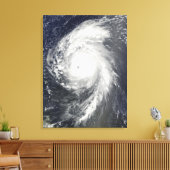 Orkaan Bill van de Kleine Antillen Canvas Afdruk (Insitu (Woonkamer))