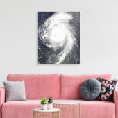 Orkaan Bill van de Kleine Antillen Canvas Afdruk (Insitu (Woonkamer))