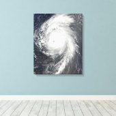 Orkaan Bill van de Kleine Antillen Canvas Afdruk (Insitu (Houten vloer))