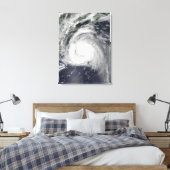 Orkaan Bill van de oostkust Canvas Afdruk (Insitu (Slaapkamer))
