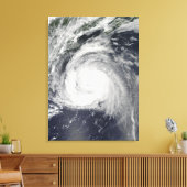 Orkaan Bill van de oostkust Canvas Afdruk (Insitu (Woonkamer))