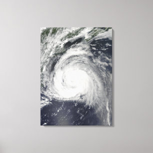 Orkaan Bill van de oostkust Canvas Afdruk