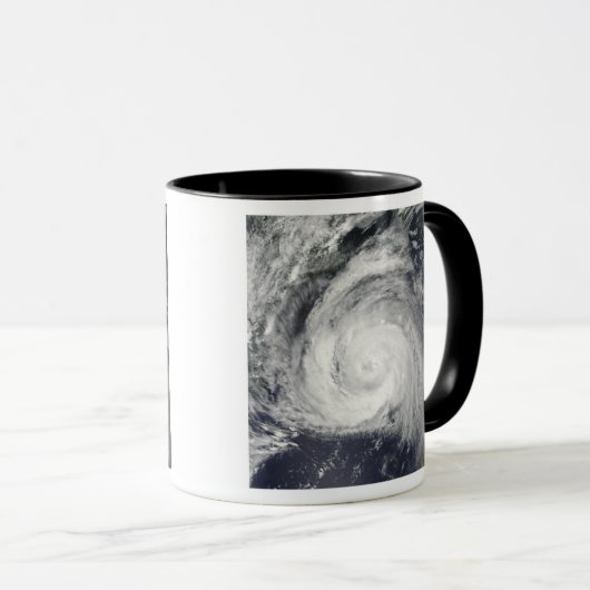 Orkaan Bill van de oostkust Mok (Voorkant rechts)