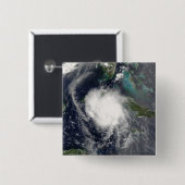 orkaan Charley 2 Vierkante Button 5,1 Cm (Voorkant /achterkant)