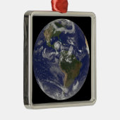 orkaan Dean benadert het schiereiland Yucatan Metalen Ornament (Rechts)