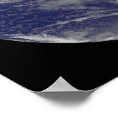 orkaan Dean benadert het schiereiland Yucatan Poster (Hoek)