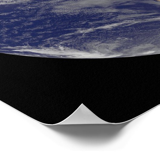 orkaan Dean benadert het schiereiland Yucatan Poster (Hoek)