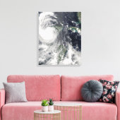 orkaan Dean Canvas Afdruk (Insitu (Woonkamer))