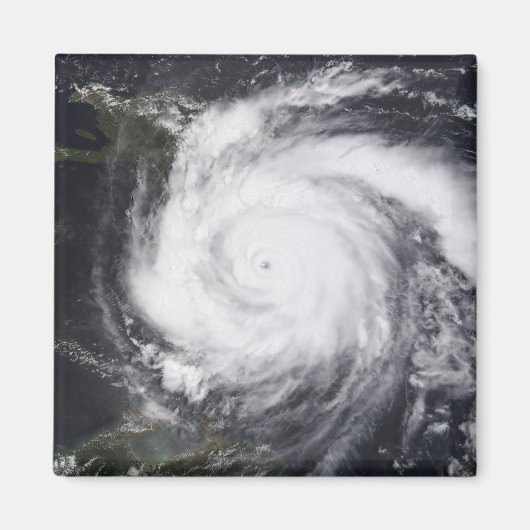 Orkaan Dean in de Atlantische Oceaan en het Carrib Magneet (Voorkant)