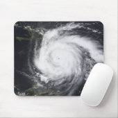 Orkaan Dean in de Atlantische Oceaan en het Carrib Muismat (Met muis)