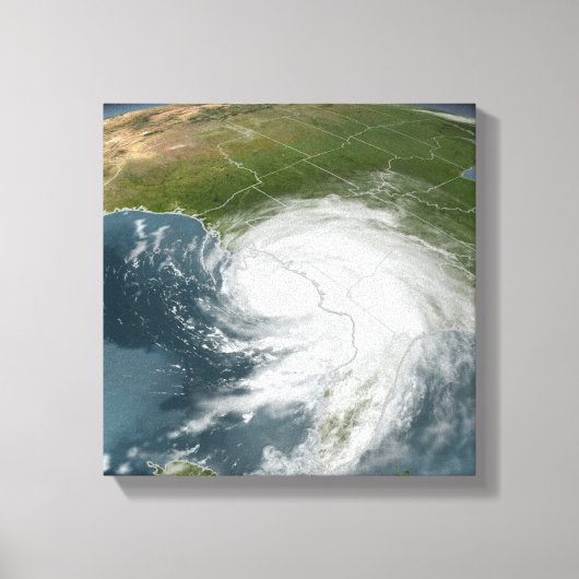 orkaan Dennis 2 Canvas Afdruk (Voorkant)