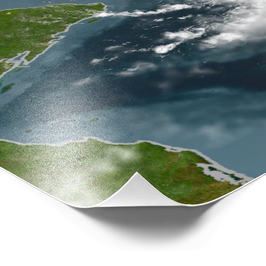 orkaan Dennis 2 Foto Afdruk (Hoek)