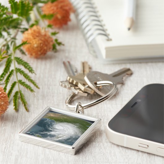 orkaan Dennis 2 Sleutelhanger (Zijkant)