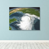 Orkaan Dennis 3 Canvas Afdruk (Insitu (Houten vloer))