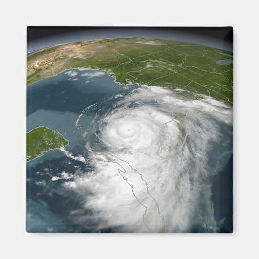 Orkaan Dennis 3 Magneet (Voorkant)