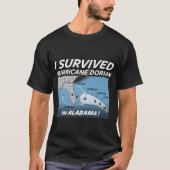 orkaan Dorian Alabama Survivor T-shirt (Voorkant)