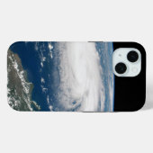 Orkaan Dorian boven de Atlantische Oceaan. Case-Mate iPhone Case (Achterkant (horizontaal))