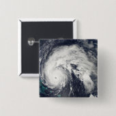 Orkaan Earl 5 Vierkante Button 5,1 Cm (Voorkant /achterkant)