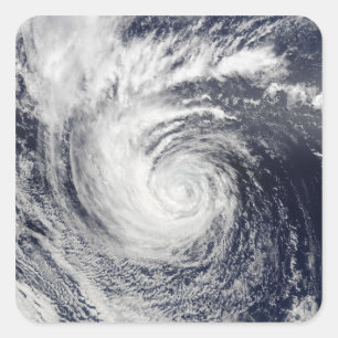 orkaan Ele Vierkante Sticker