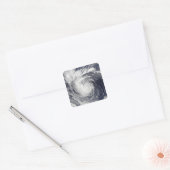 orkaan Ele Vierkante Sticker (Envelop)