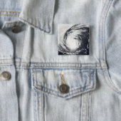 Orkaan Elida 2 Vierkante Button 5,1 Cm (In situ)