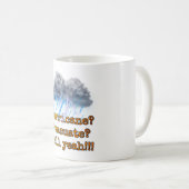 Orkaan? Evacueren? Ja! Koffiemok (Voorkant rechts)